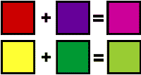 Tertiary color equations