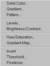 adjustment menu