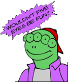 Carmine with 5 eyes