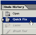 History after step back