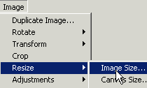resize image