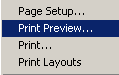 print preview in menu