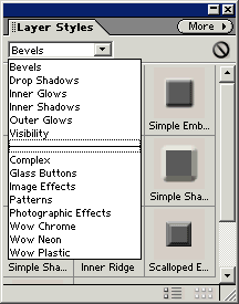layer styles palettes