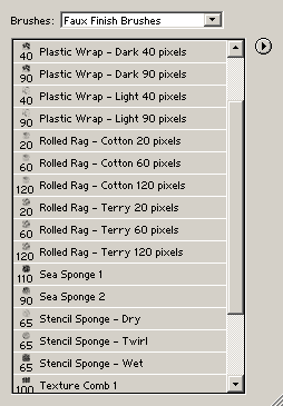 faux finish brushes