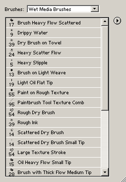 wet media brushes