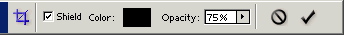 crop options when active